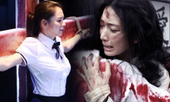 抗击洪水泛滥的荡妇